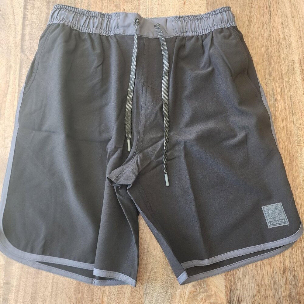 Dixxon Athletic Shorts Mens Small Black The Chad Stretch Zip Pocket Drawstring